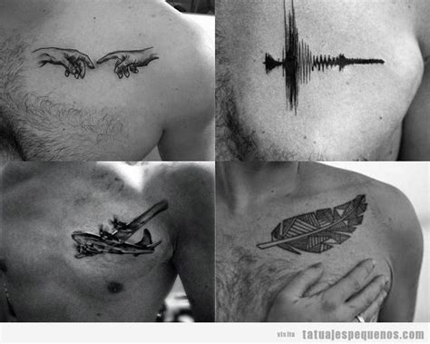 tatuajes pequeos en el pecho hombre|Las mejores 550 ideas de Tatuajes hombre pecho